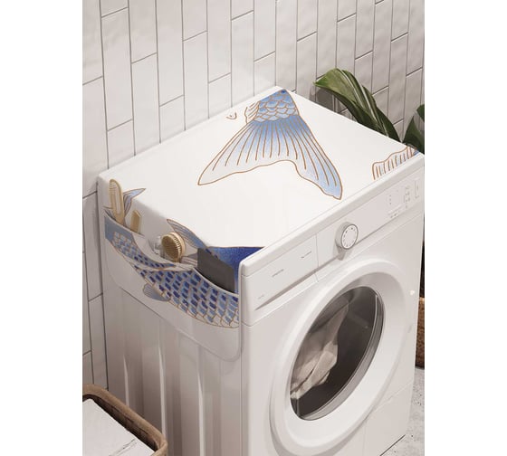 Органайзер для хранения Ambesonne "Рыбное танго" на стиральную машину, 45x120 см, cwm_20566 1