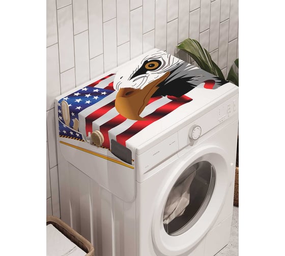 Органайзер для хранения Ambesonne "Орел на флаге америки" на стиральную машину, 45x120 см, cwm_20696 1