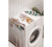 Органайзер для хранения Ambesonne "Подвешенные перья" на стиральную машину, 45x120 см, cwm_20237