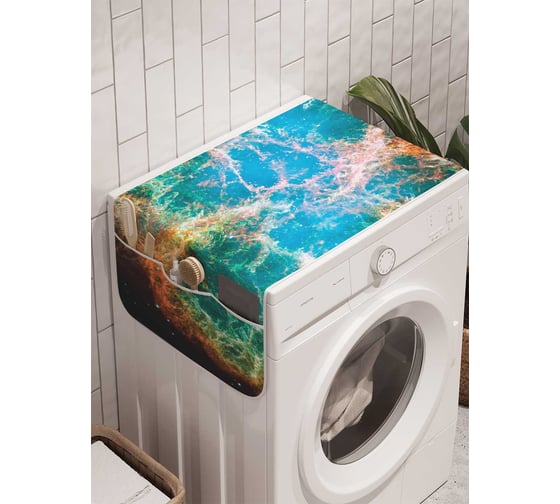 Органайзер для хранения Ambesonne "Космический взрыв" на стиральную машину, 45x120 см, cwm_14498 1