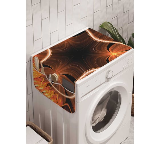 Органайзер для хранения Ambesonne "Энергетические формы" на стиральную машину, 45x120 см, cwm_20838 1