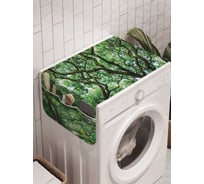 Органайзер для хранения Ambesonne "Густые леса" на стиральную машину, 45x120 см, cwm_20680