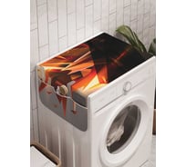 Органайзер для хранения Ambesonne "Солнечные осколки" на стиральную машину, 45x120 см, cwm_22241