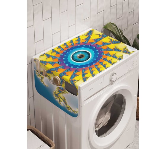 Органайзер для хранения Ambesonne "Космический глаз" на стиральную машину, 45x120 см, cwm_21575 1
