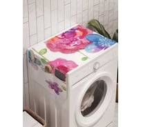Органайзер для хранения Ambesonne "Цветы могут присниться" на стиральную машину, 45x120 см, cwm_16274