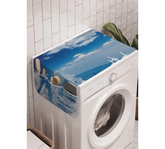 Органайзер для хранения Ambesonne "Лес покрытый снегом" на стиральную машину, 45x120 см, cwm_20086 1