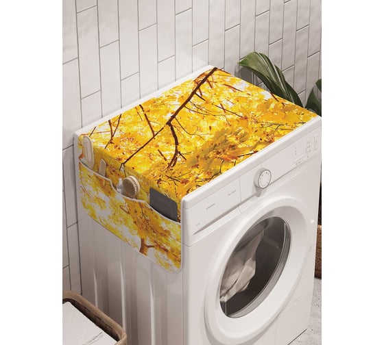 Органайзер для хранения Ambesonne "Осеннее тепло" на стиральную машину, 45x120 см, cwm_20667 1