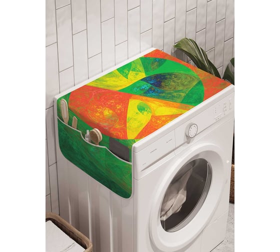 Органайзер для хранения Ambesonne "Призрачная фантазия" на стиральную машину, 45x120 см, cwm_19293 1