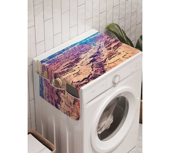 Органайзер для хранения Ambesonne "Лабиринт в каньоне" на стиральную машину, 45x120 см, cwm_20122 1