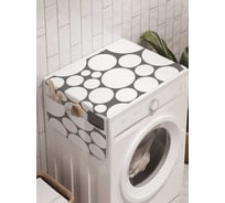 Органайзер для хранения Ambesonne "Пузырчатый рай" на стиральную машину, 45x120 см, cwm_20777