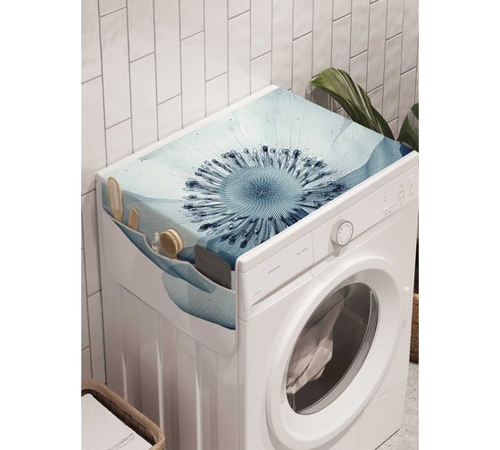 Органайзер для хранения Ambesonne "Светлые лепестки" на стиральную машину, 45x120 см, cwm_14470 1