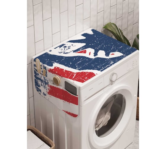 Органайзер для хранения Ambesonne "Символы Америки" на стиральную машину, 45x120 см, cwm_20727 1