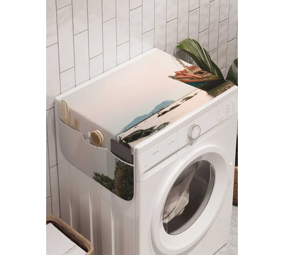 Органайзер для хранения Ambesonne "Гибель корабля" на стиральную машину, 45x120 см, cwm_20543 1