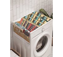 Органайзер для хранения Ambesonne "Центральная улица" на стиральную машину, 45x120 см, cwm_19654