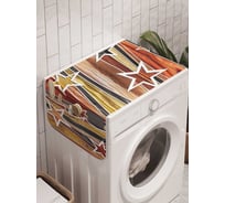 Органайзер для хранения Ambesonne "Волны и звезды" на стиральную машину, 45x120 см, cwm_20364