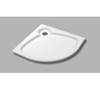 Встраиваемый литой поддон из искусственного мрамора радиальный Cezares 900x900x56 мм, белый Bianco TRAY-S-R-90-550-56-W