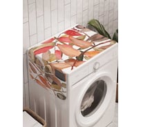 Органайзер для хранения Ambesonne "Лиственная плотность" на стиральную машину, 45x120 см, cwm_2761