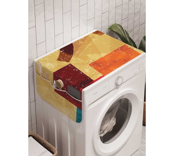 Органайзер для хранения Ambesonne "Военная фантазия" на стиральную машину, 45x120 см, cwm_20129 1