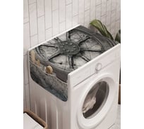 Органайзер для хранения Ambesonne "Ретро штурвал" на стиральную машину, 45x120 см, cwm_15697