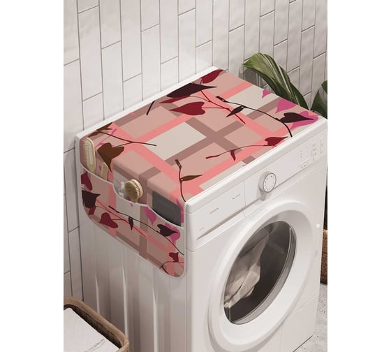 Органайзер для хранения Ambesonne "Ветки с листьями" на стиральную машину, 45x120 см, cwm_20445 1