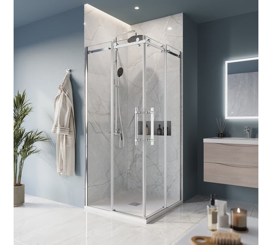 Душевой уголок BelBagno MARINO-A-2-90-C-CR 1