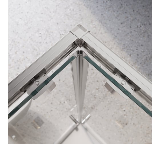 Душевой уголок BelBagno LUCE-AH-2-120/90-C-Cr