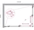 Душевой уголок BelBagno LUCE-AH-2-120/90-C-Cr 6