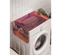 Органайзер для хранения Ambesonne "Крутые каменные горы" на стиральную машину, 45x120 см, cwm_20106