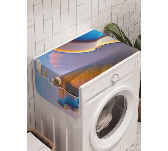 Органайзер для хранения Ambesonne "Парящие медузы" на стиральную машину, 45x120 см, cwm_21564