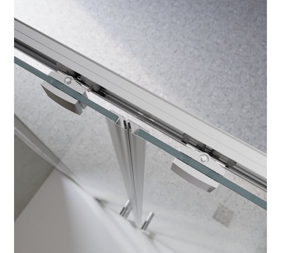 Душевая дверь BelBagno LUCE-BF-2-140-C-Cr