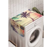 Органайзер для хранения Ambesonne "Экзотические фантазии" на стиральную машину, 45x120 см, cwm_18447