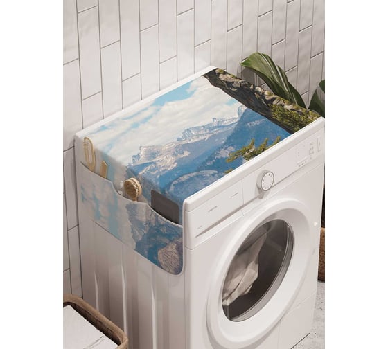 Органайзер для хранения Ambesonne "Неприступный лес" на стиральную машину, 45x120 см, cwm_20750 1