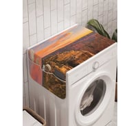 Органайзер для хранения Ambesonne "Горная жизнь" на стиральную машину, 45x120 см, cwm_20125