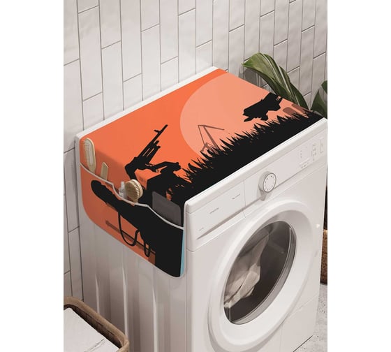 Органайзер для хранения Ambesonne "Воздушные силы" на стиральную машину, 45x120 см, cwm_20133 1