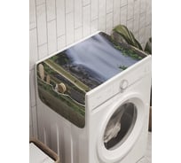 Органайзер для хранения Ambesonne "Таинственный лес" на стиральную машину, 45x120 см, cwm_10122