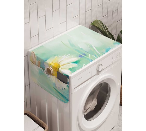 Органайзер для хранения Ambesonne "Цветок для гадания" на стиральную машину, 45x120 см, cwm_21176 1