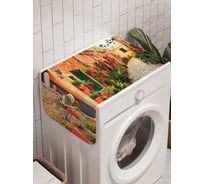 Органайзер для хранения Ambesonne "Узкая улочка" на стиральную машину, 45x120 см, cwm_20645