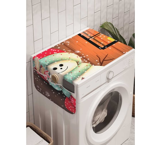 Органайзер для хранения Ambesonne "Ночной огонек" на стиральную машину, 45x120 см, cwm_20314 1