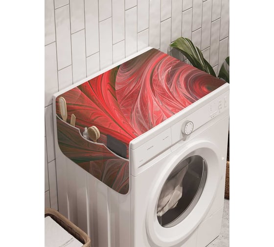 Органайзер для хранения Ambesonne "Загадочный узор" на стиральную машину, 45x120 см, cwm_21552 1