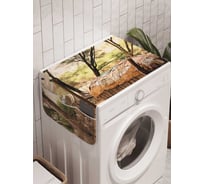 Органайзер для хранения Ambesonne "Деревенский быт" на стиральную машину, 45x120 см, cwm_20649