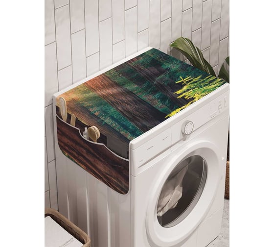 Органайзер для хранения Ambesonne "В поисках солнца" на стиральную машину, 45x120 см, cwm_20753 1