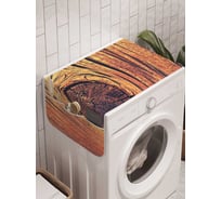 Органайзер для хранения Ambesonne "Узор на дереве" на стиральную машину, 45x120 см, cwm_20371