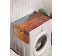 Органайзер для хранения Ambesonne "Рассвет над городом" на стиральную машину, 45x120 см, cwm_17460