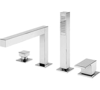 Смеситель на борт ванны врезной Cezares, на 4 отверстия, исполнение хром PORTA-BVDM4-01