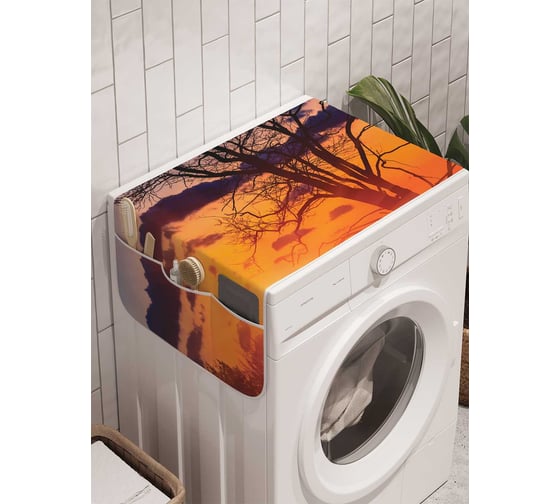 Органайзер для хранения Ambesonne "Прибрежное дерево" на стиральную машину, 45x120 см, cwm_17596 1