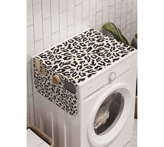 Органайзер для хранения Ambesonne "Шкура барса" на стиральную машину, 45x120 см, cwm_207074 1