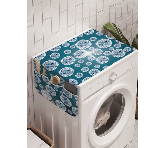 Органайзер для хранения Ambesonne "Драгоценный блеск" на стиральную машину, 45x120 см, cwm_17396 1