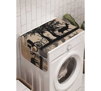 Органайзер для хранения Ambesonne "Свидание под луной" на стиральную машину, 45x120 см, cwm_2276