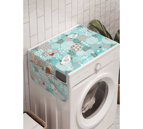 Органайзер для хранения Ambesonne "Сказочная прогулка" на стиральную машину, 45x120 см, cwm_17958 1