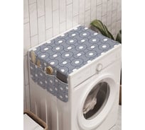 Органайзер для хранения Ambesonne "Иллюзии с кругами" на стиральную машину, 45x120 см, cwm_17432
